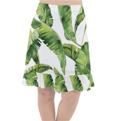 Sheets Tropical Plant Palm Summer Exotic Fishtail Chiffon Skirt by artworkshop