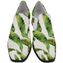 Sheets Tropical Plant Palm Summer Exotic Women Slip On Heel Loafers View1