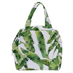 Sheets Tropical Plant Palm Summer Exotic Boxy Hand Bag by artworkshop