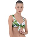 Sheets Tropical Plant Palm Summer Exotic Front Tie Bikini Top View1