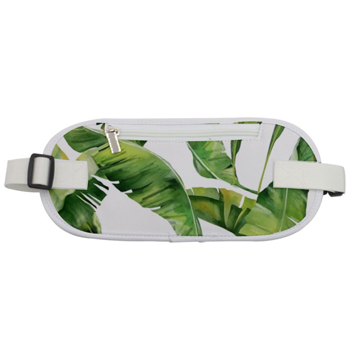 Sheets Tropical Plant Palm Summer Exotic Rounded Waist Pouch