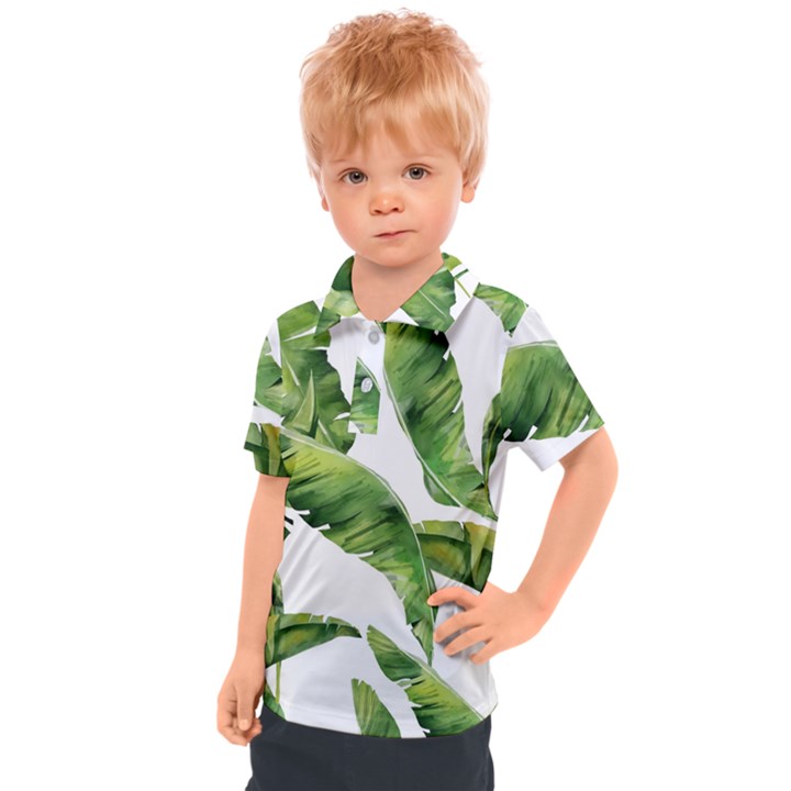 Sheets Tropical Plant Palm Summer Exotic Kids  Polo Tee