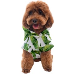 Sheets Tropical Plant Palm Summer Exotic Dog Coat by artworkshop