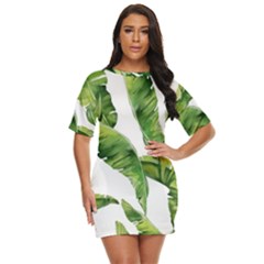 Sheets Tropical Plant Palm Summer Exotic Just Threw It On Dress by artworkshop