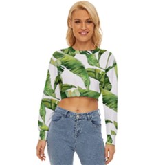 Sheets Tropical Plant Palm Summer Exotic Lightweight Long Sleeve Sweatshirt