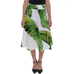 Sheets Tropical Plant Palm Summer Exotic Perfect Length Midi Skirt by artworkshop