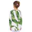 Sheets Tropical Plant Palm Summer Exotic Kids  Long Sleeve Tee View2