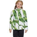 Sheets Tropical Plant Palm Summer Exotic Kids  Puffer Bubble Jacket Coat View1