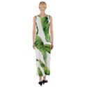 Sheets Tropical Plant Palm Summer Exotic Fitted Maxi Dress View2