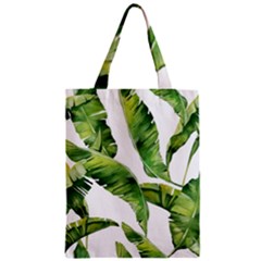 Sheets Tropical Plant Palm Summer Exotic Zipper Classic Tote Bag by artworkshop