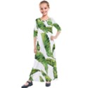 Sheets Tropical Plant Palm Summer Exotic Kids  Quarter Sleeve Maxi Dress View1