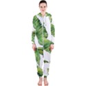 Sheets Tropical Plant Palm Summer Exotic Hooded Jumpsuit (Ladies) View1