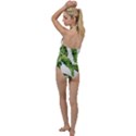 Sheets Tropical Plant Palm Summer Exotic Go with the Flow One Piece Swimsuit View2