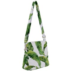 Sheets Tropical Plant Palm Summer Exotic Zipper Messenger Bag by artworkshop