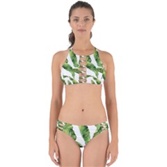 Sheets Tropical Plant Palm Summer Exotic Perfectly Cut Out Bikini Set by artworkshop