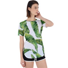 Sheets Tropical Plant Palm Summer Exotic Perpetual Short Sleeve T-shirt