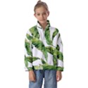 Sheets Tropical Plant Palm Summer Exotic Kids  Half Zip Hoodie View1