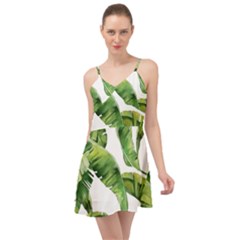 Sheets Tropical Plant Palm Summer Exotic Summer Time Chiffon Dress by artworkshop