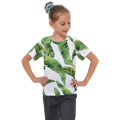 Sheets Tropical Plant Palm Summer Exotic Kids  Mesh Piece Tee by artworkshop