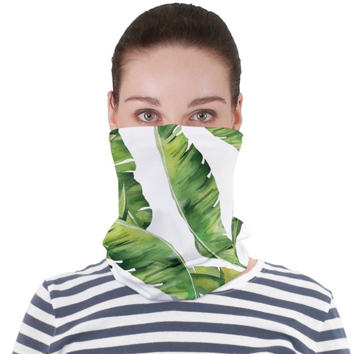 Sheets Tropical Plant Palm Summer Exotic Face Seamless Bandana (Adult)