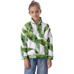 Sheets Tropical Plant Palm Summer Exotic Kids  Half Zip Hoodie by artworkshop