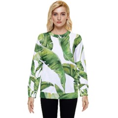 Sheets Tropical Plant Palm Summer Exotic Hidden Pocket Sweatshirt by artworkshop