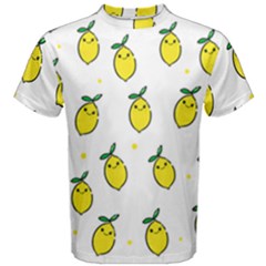 Pattern Lemon Texture Men s Cotton Tee by artworkshop