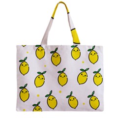 Pattern Lemon Texture Zipper Mini Tote Bag by artworkshop