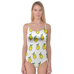 Pattern Lemon Texture Camisole Leotard  by artworkshop