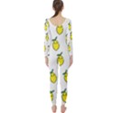 Pattern Lemon Texture Long Sleeve Catsuit View2