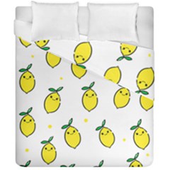 Pattern Lemon Texture Duvet Cover Double Side (california King Size) by artworkshop