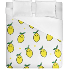 Pattern Lemon Texture Duvet Cover (california King Size) by artworkshop