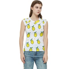 Pattern Lemon Texture Women s Raglan Cap Sleeve Tee by artworkshop