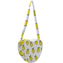 Pattern Lemon Texture Heart Shoulder Bag View2