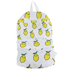 Pattern Lemon Texture Foldable Lightweight Backpack by artworkshop