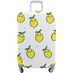 Pattern Lemon Texture Luggage Cover (large) by artworkshop