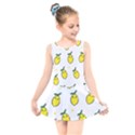 Pattern Lemon Texture Kids  Skater Dress Swimsuit View1