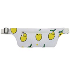 Pattern Lemon Texture Active Waist Bag by artworkshop