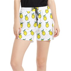 Pattern Lemon Texture Women s Runner Shorts by artworkshop