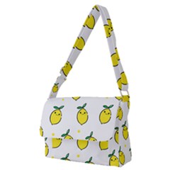 Pattern Lemon Texture Full Print Messenger Bag (m) by artworkshop