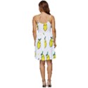 Pattern Lemon Texture V-Neck Pocket Summer Dress  View4