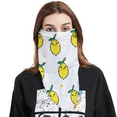 Pattern Lemon Texture Face Covering Bandana (triangle) by artworkshop