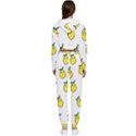 Pattern Lemon Texture Cropped Zip Up Lounge Set View2