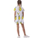 Pattern Lemon Texture Kids  Asymmetric Collar Dress View2