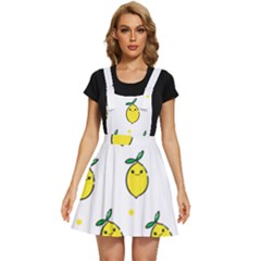 Pattern Lemon Texture Apron Dress