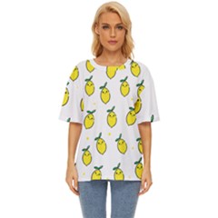 Pattern Lemon Texture Oversized Basic Tee