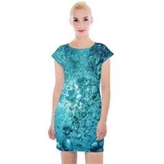 Bubbles Water Bub Cap Sleeve Bodycon Dress by artworkshop