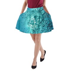 Bubbles Water Bub A-line Pocket Skirt by artworkshop