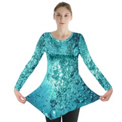 Bubbles Water Bub Long Sleeve Tunic  by artworkshop