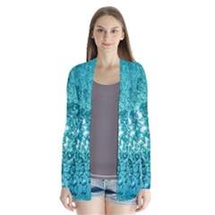 Bubbles Water Bub Drape Collar Cardigan by artworkshop